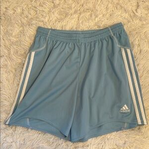 Adidas Women’s Light Blue Athletic Shorts Medium Clima365